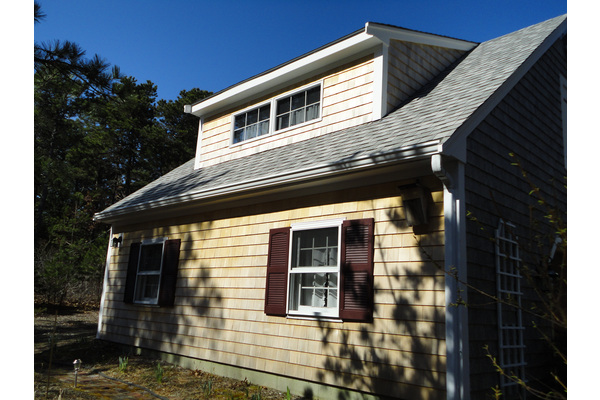 
New roof trim, siding & gutter